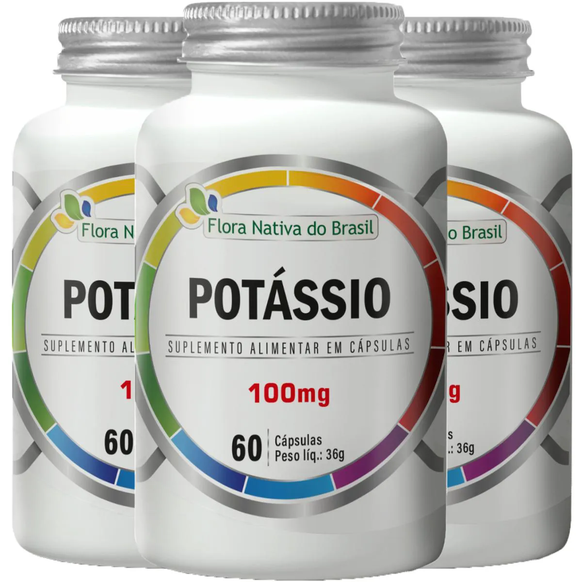 POTáSSIO MULTIVITA 3 X 60 CáPSULAS - FLORA NATIVA