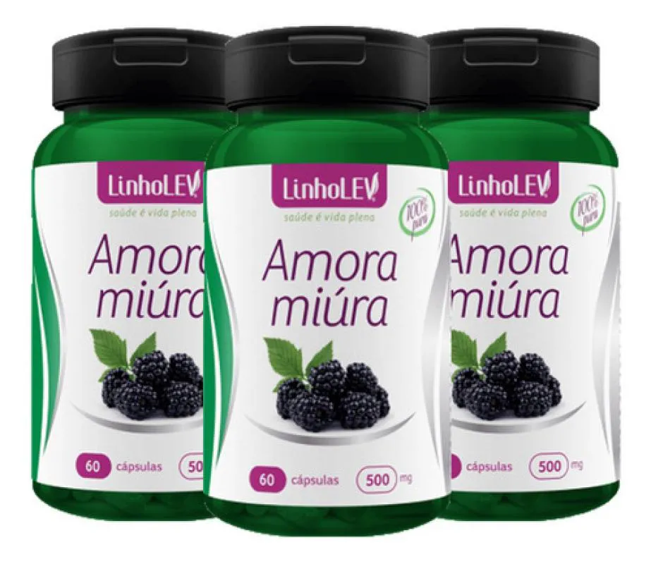 AMORA MIURA 3 X 60 CáPSULAS - LINHO LEV