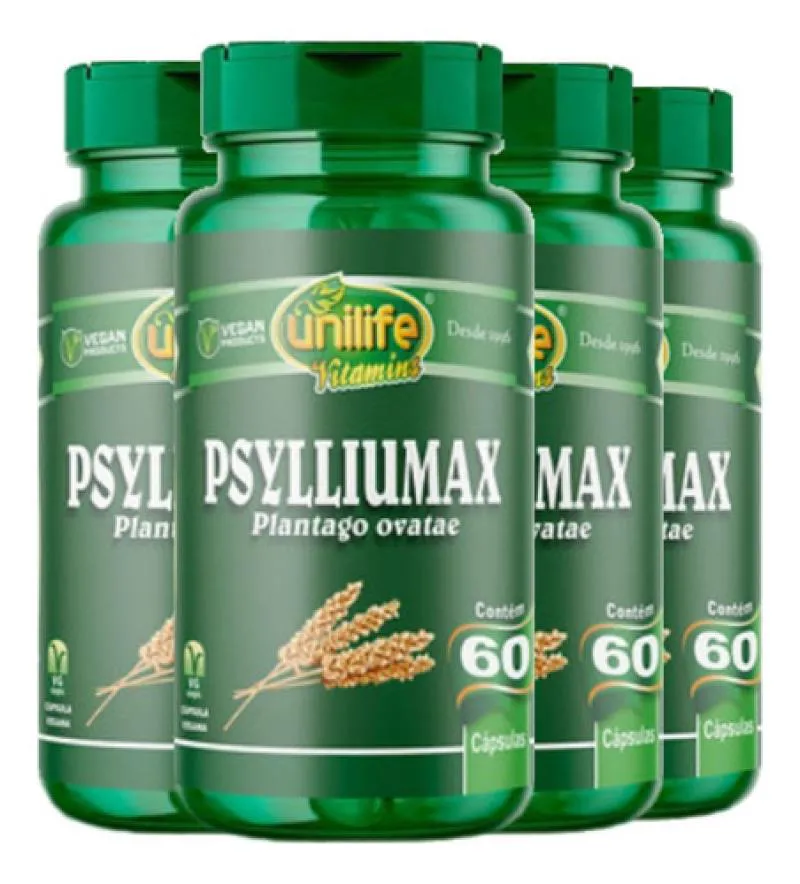 PSYLLIUM PSYLLIUMAX 4 X 120 CáPSULAS UNILIFE
