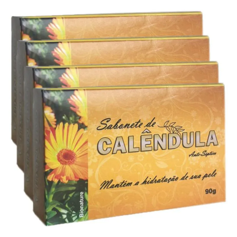 SABONETE DE CALêNDULA 4 X 110G BIONATURE