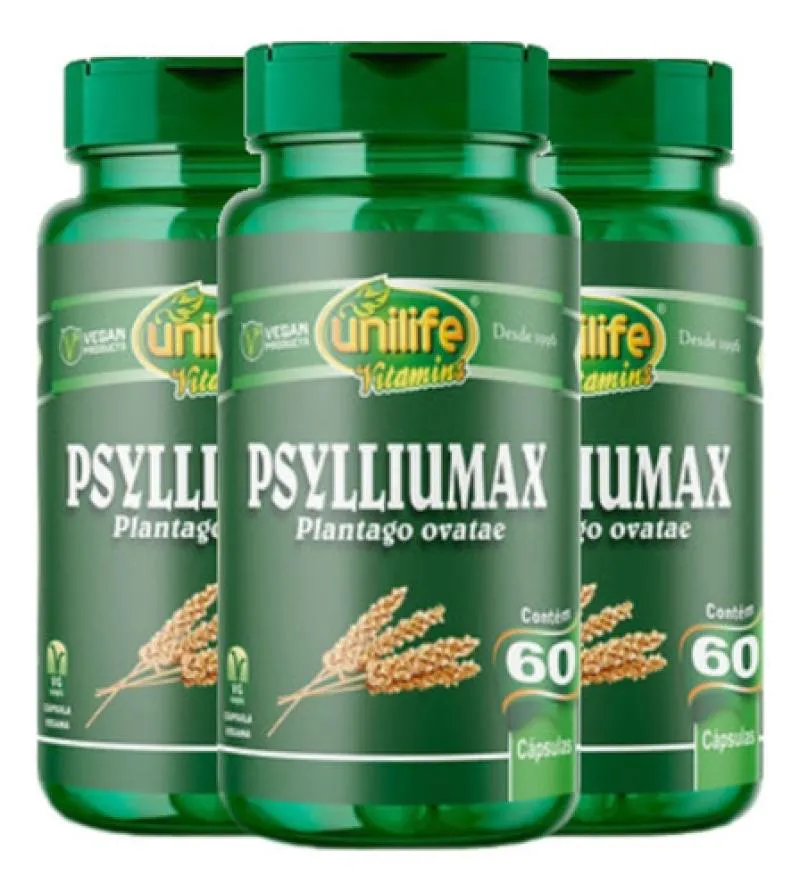 PSYLLIUM PSYLLIUMAX 3 X 120 CáPSULAS UNILIFE