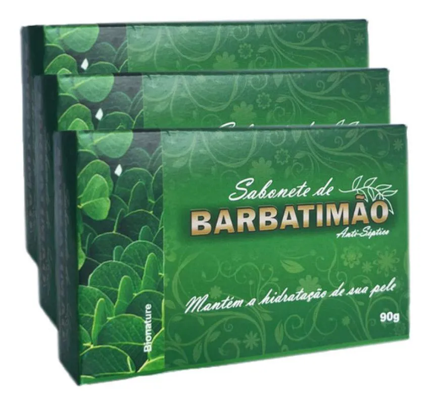 SABONETE DE BARBATIMãO 3 X 110G BIONATURE