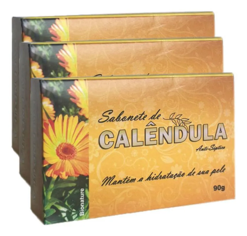 SABONETE DE CALêNDULA 3 X 110G BIONATURE
