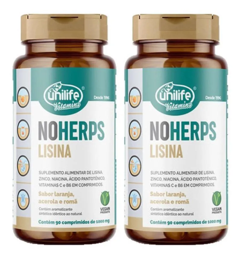 NOHERPS LISINA 2 X 90 COMPRIMIDOS UNILIFE