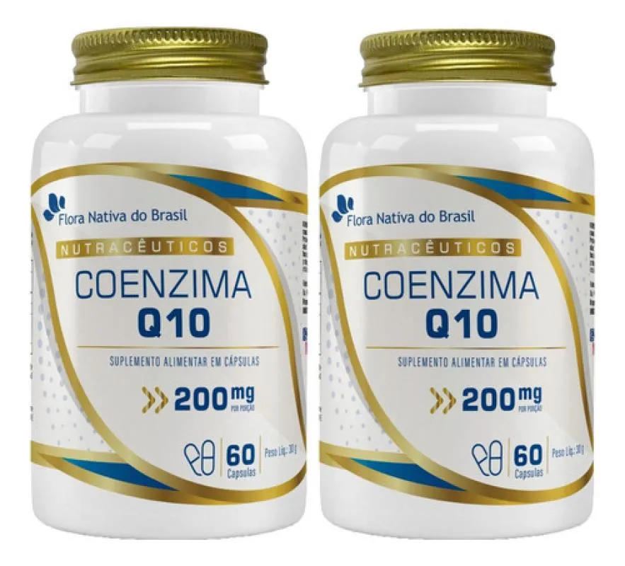 COENZIMA Q10 200MG 2 X 60 CáPSULAS FLORA NATIVA