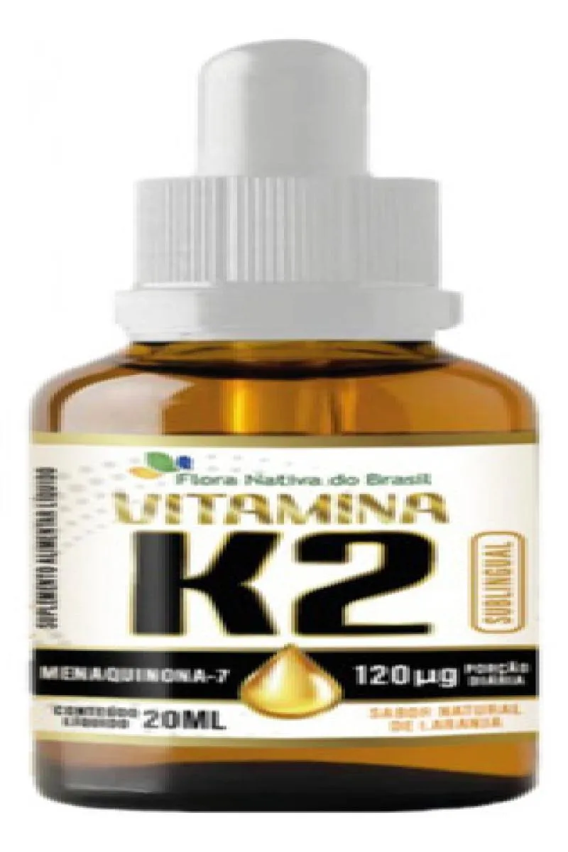 VITAMINA K2 EM GOTAS 20ML FLORA NATIVA