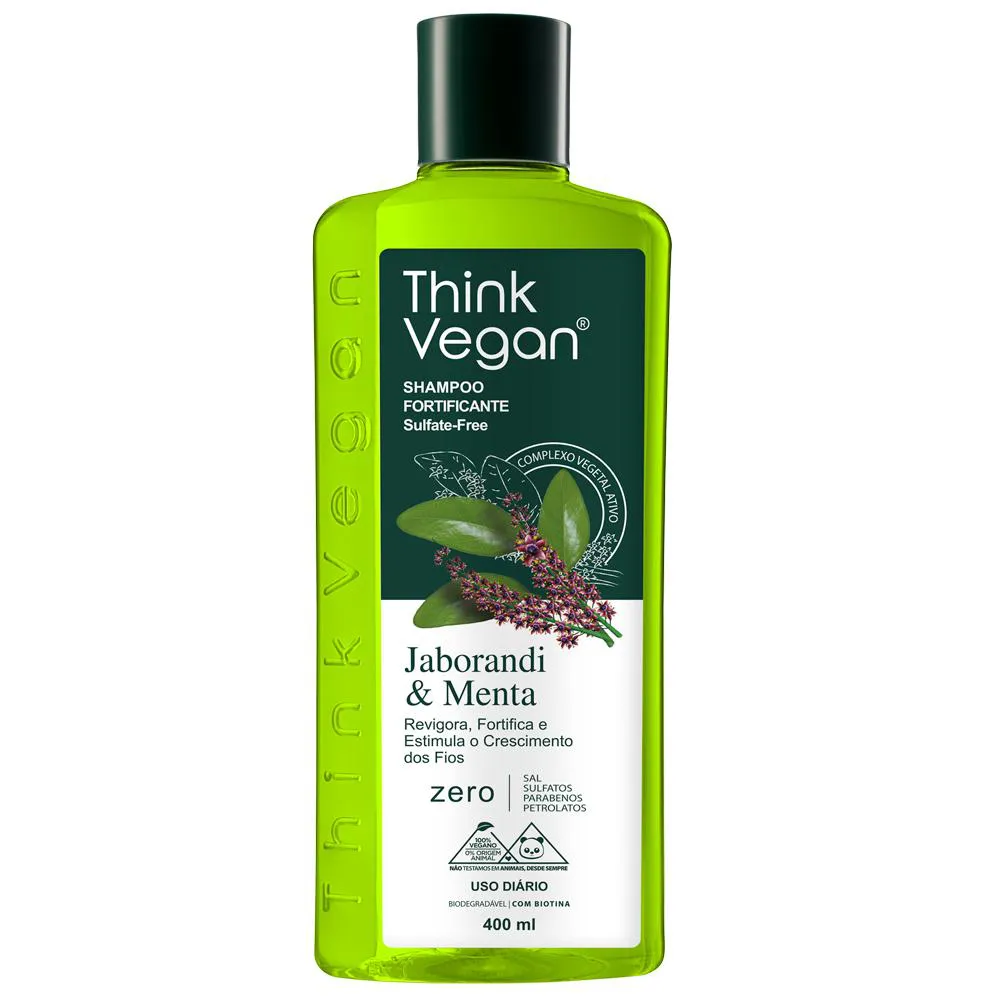 SHAMPOO FORTIFICANTE JABORANDI E MENTA 400ML