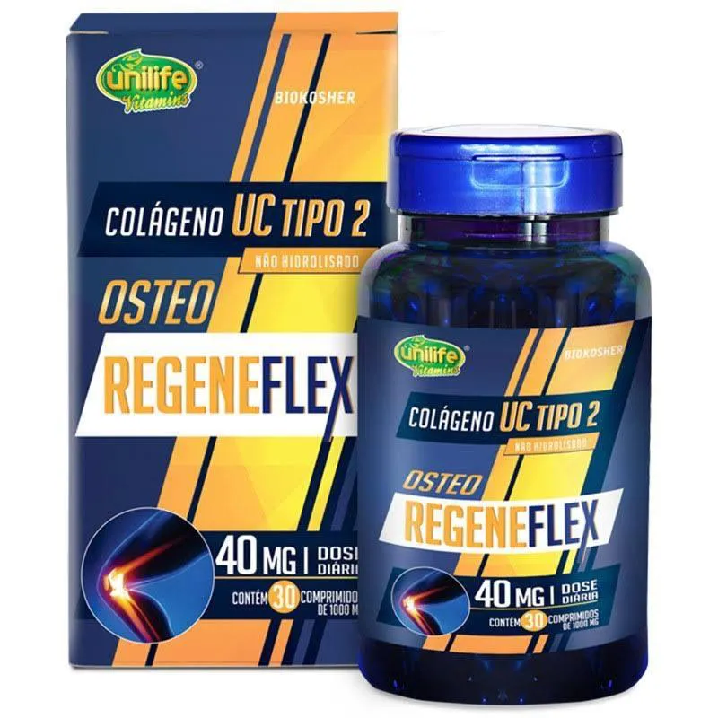 REGENEFLEX COLáGENO  UC 2 1000MG 30 CAPS - UNILIFE