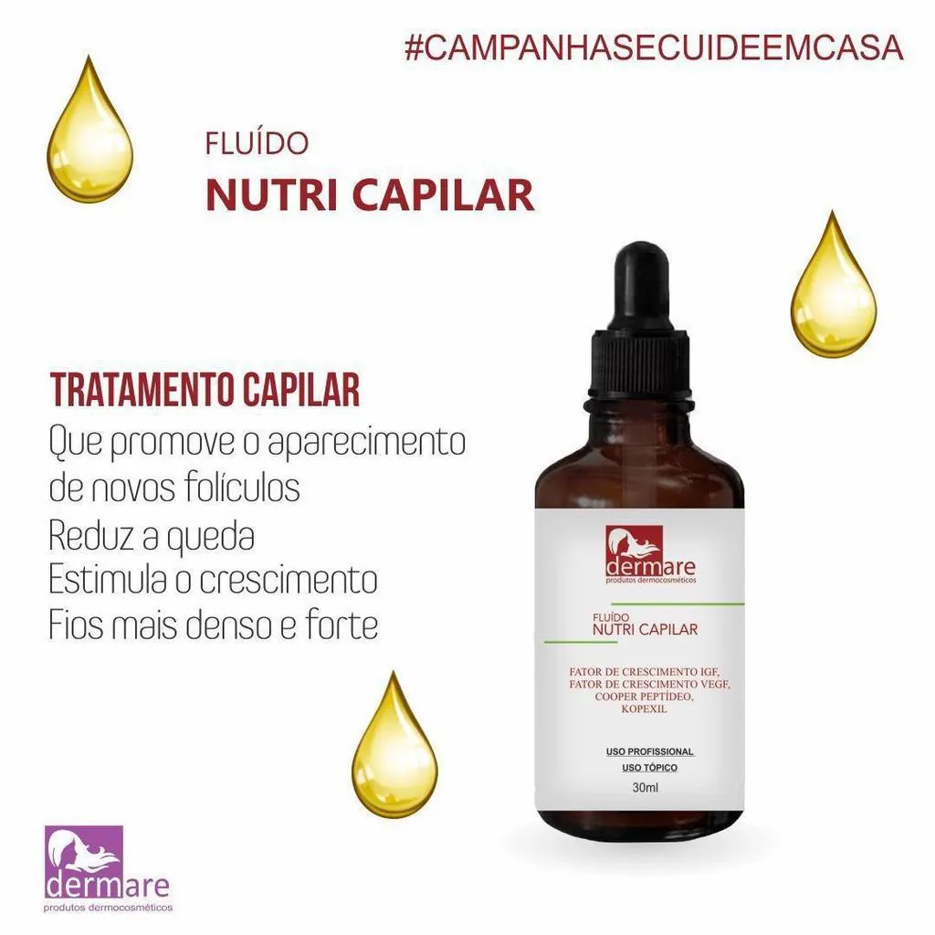 FLUIDO NUTRI CAPILAR - DERMARE