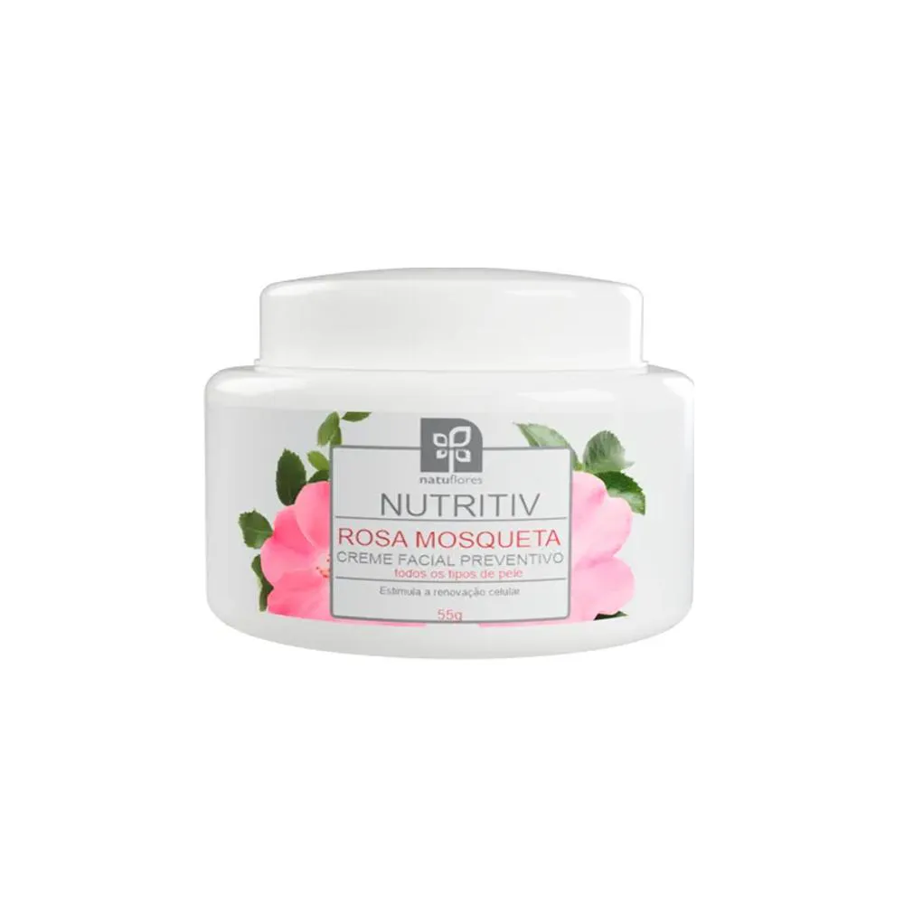 CREME FACIAL PREVENTIVO ROSA MOSQUETA 55G - NATUFLORES