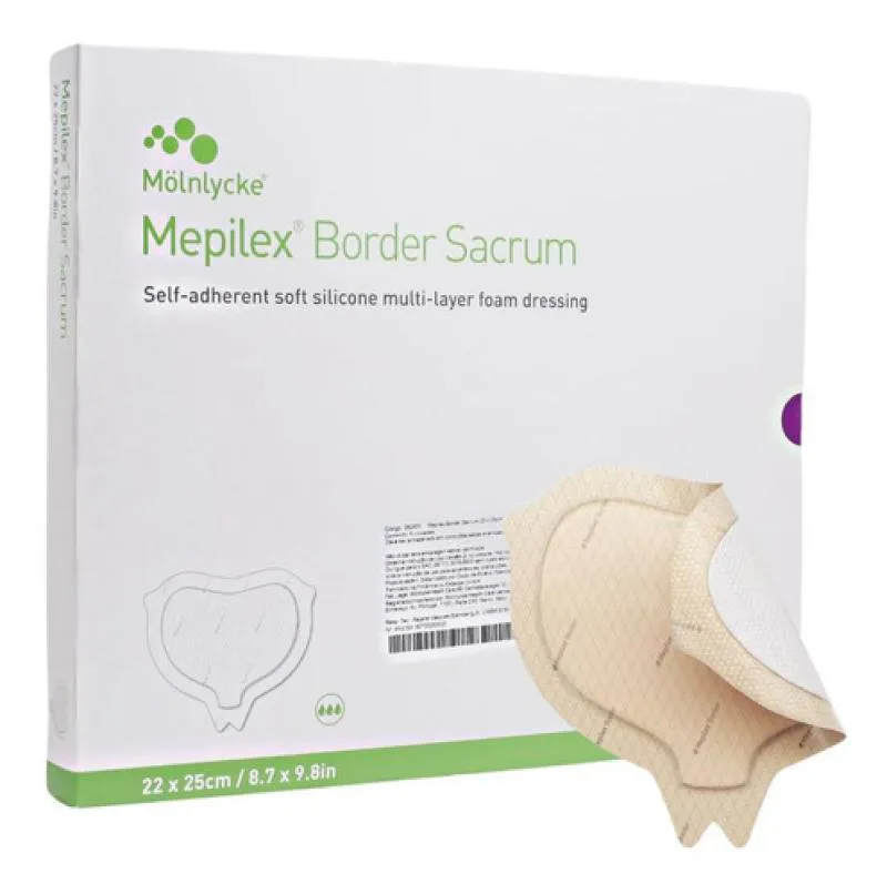 MEPILEX BORDER SACRUM 22X25CM CURATIVO MOLNLYCKE - 1UN