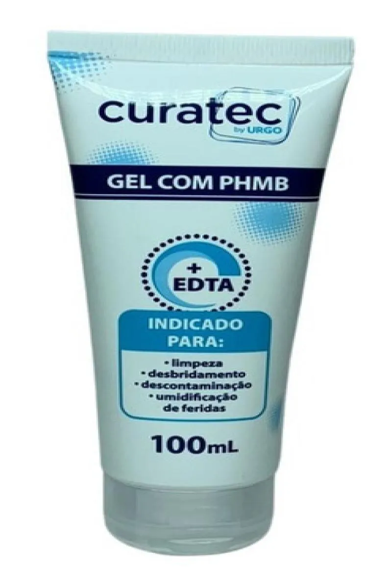 CURATEC GEL DE LIMPEZA FERIDAS COM PHMB EDTA 100ML
