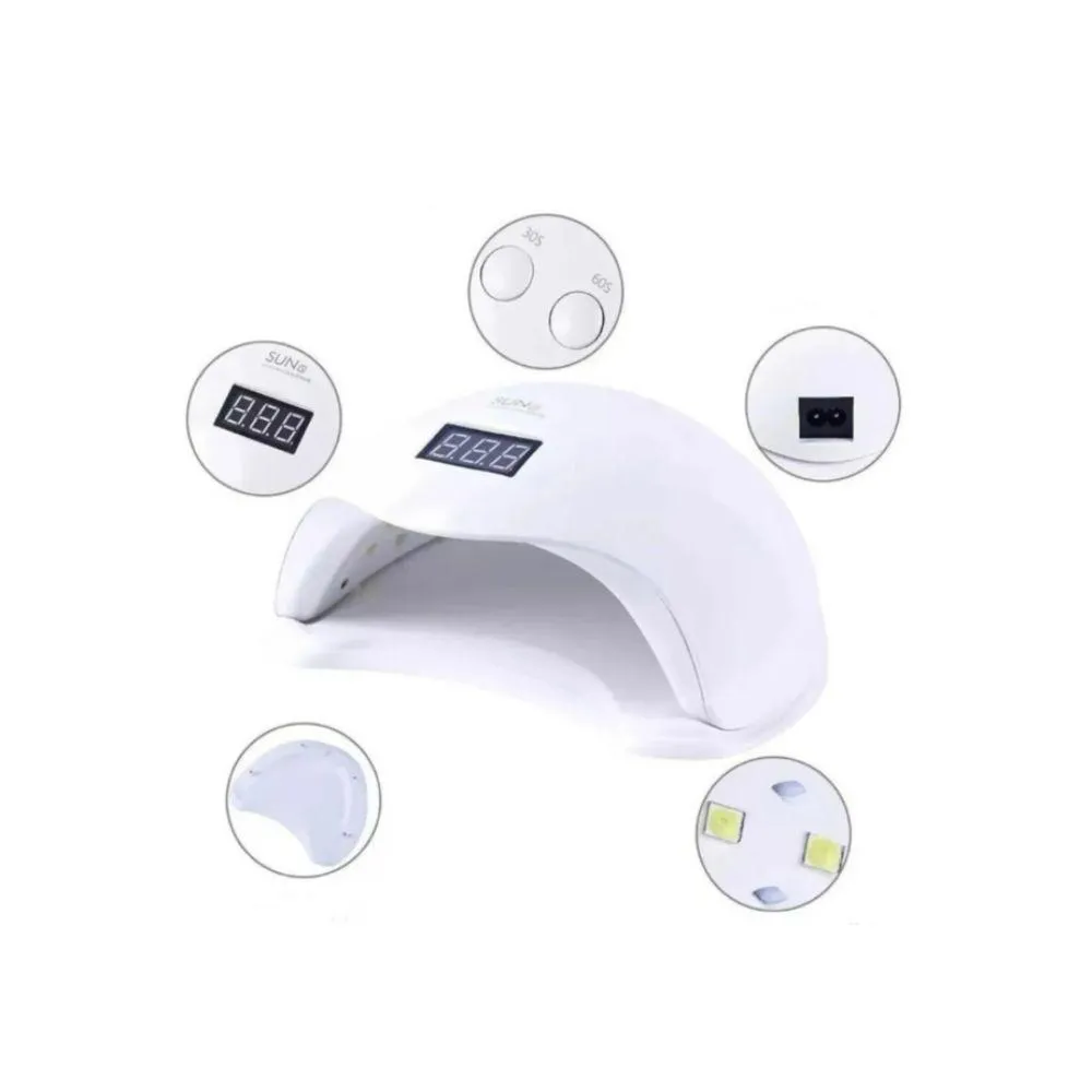 CABINE LED UV SUN 5 DIGITAL COM TIMER SENSOR BIVOLT 48W