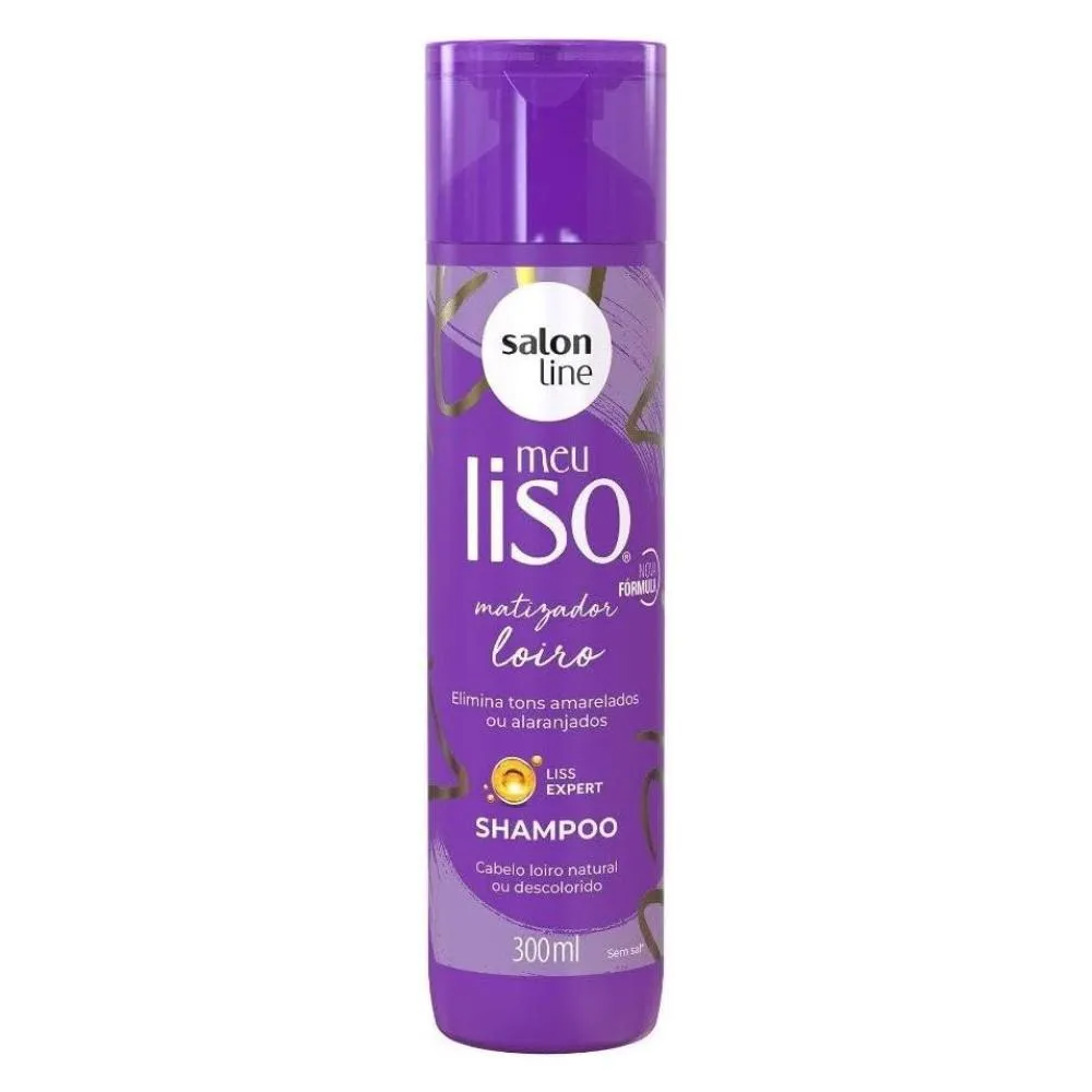 SALON LINE MEU LISO MATIZ LOIRO SHAMPOO 300ML