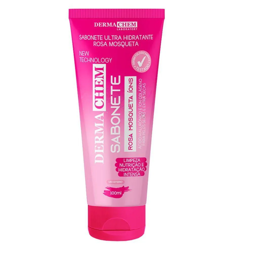SABONETE ULTRA HIDRATANTE ROSA MOSQUETA DERMACHEM 100 ML