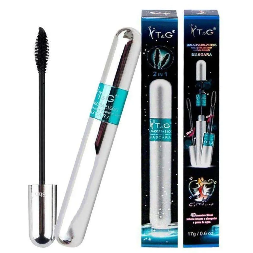 MASCARA RIMEL TANGO 4D 2X1 ALONGA E DA VOLUME AOS CILIOS