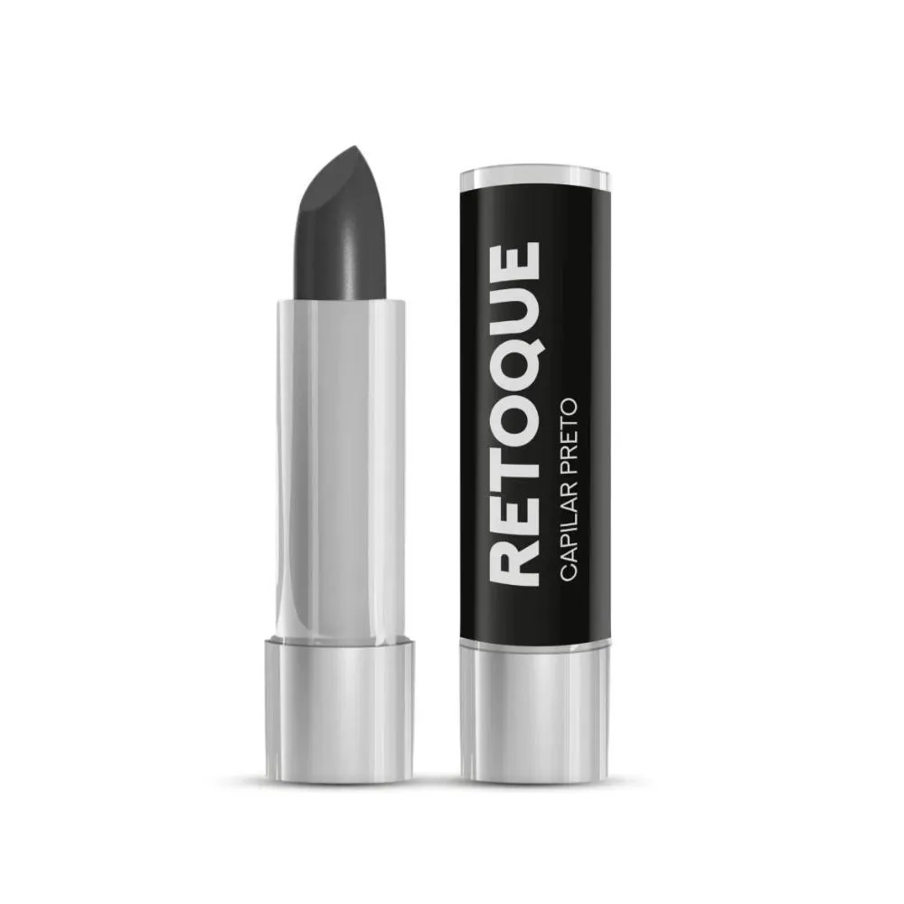 HINTZ COSMETICS HAIR TOUCH UP EFEITO RETOQUE CAPILAR 3,5G Preto