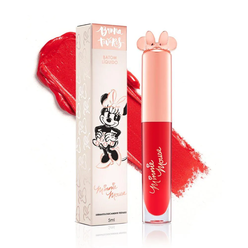 Bruna Tavares Minnie Mouse Batom Líquido 5Ml