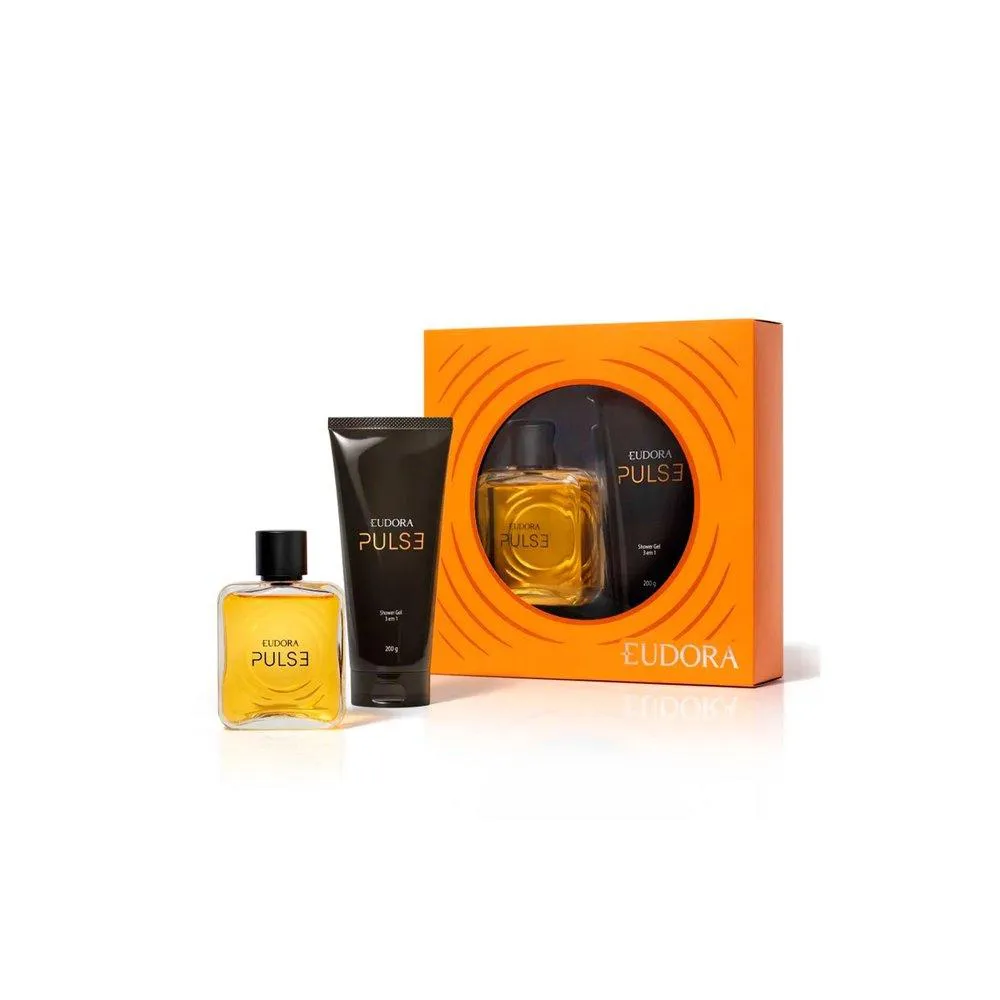Kit Pulse Eudora Masculino Deo Colônia 100ml + Shower Gel 200g