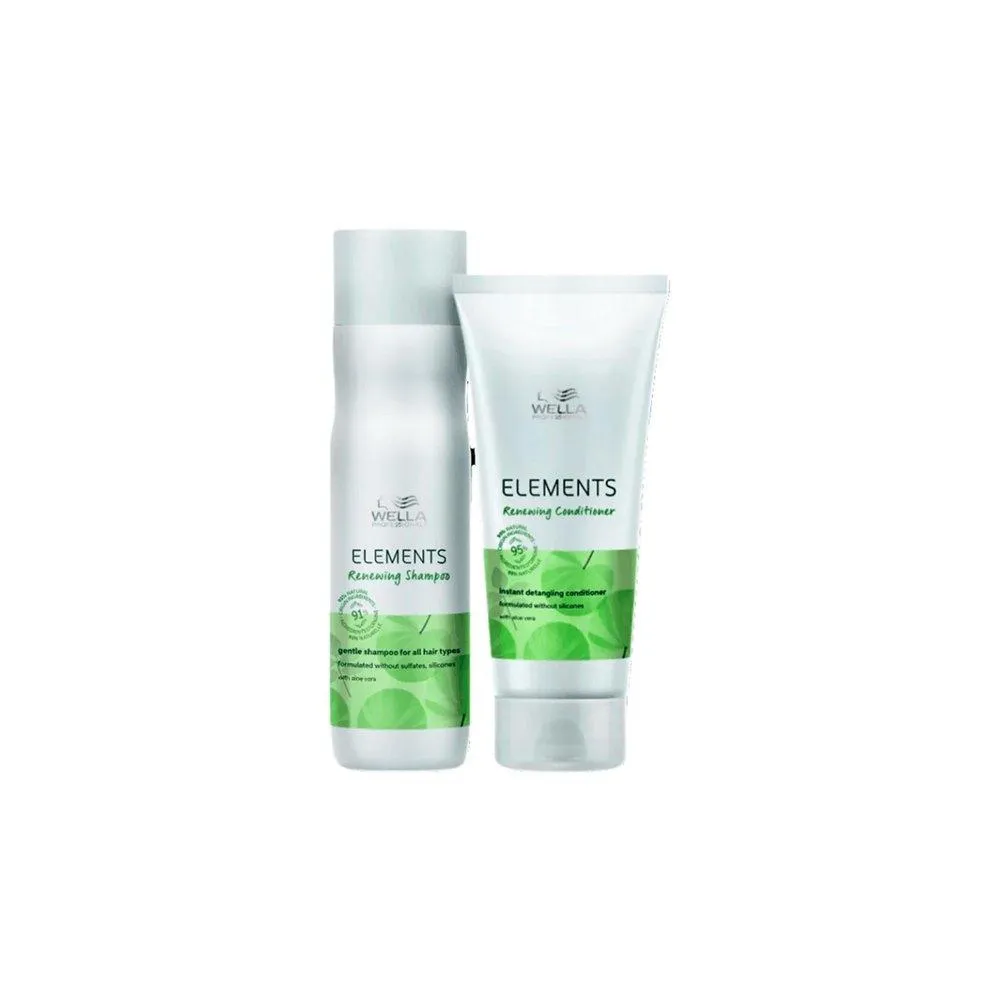KIT WELLA ELEMENTS -  SHAMPOO ELEMENSTS 250ML + CONDICIONADOR ELEMENTS 200ML