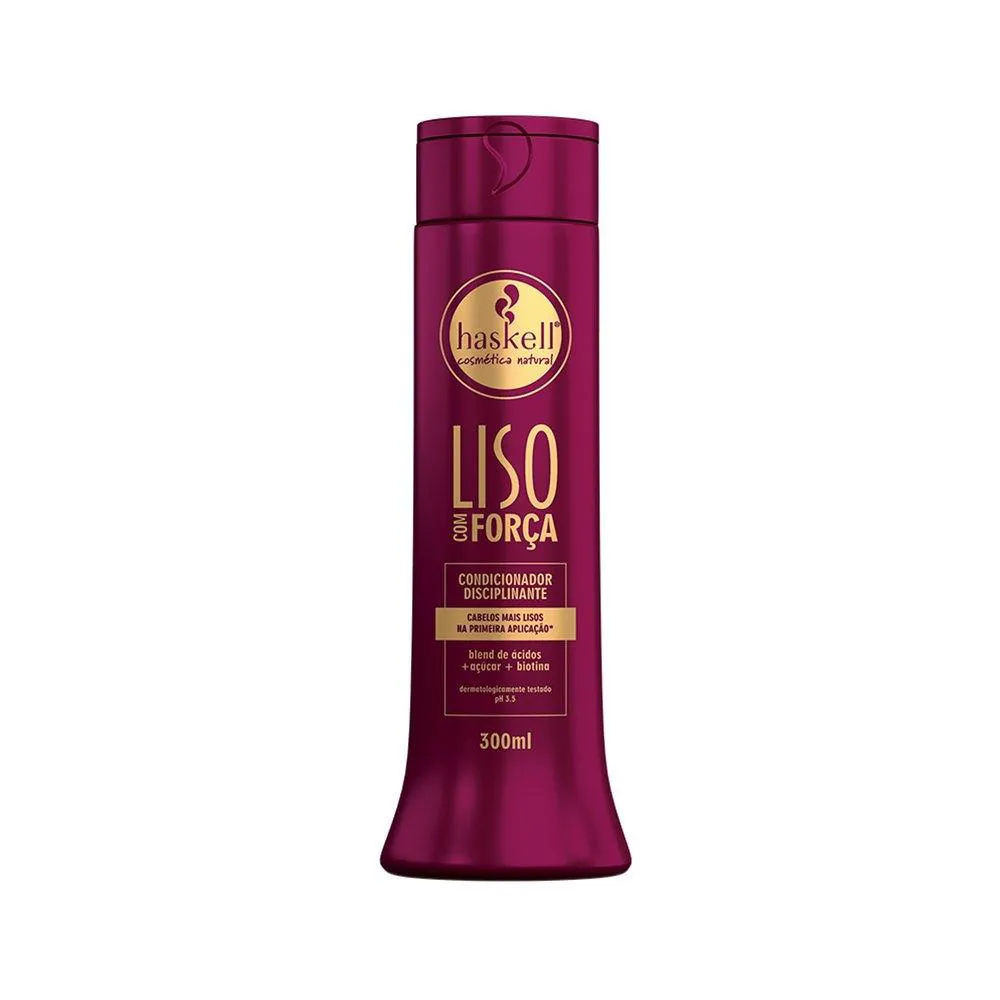 CONDICIONADOR HASKELL LISO COM FORçA - 300ML
