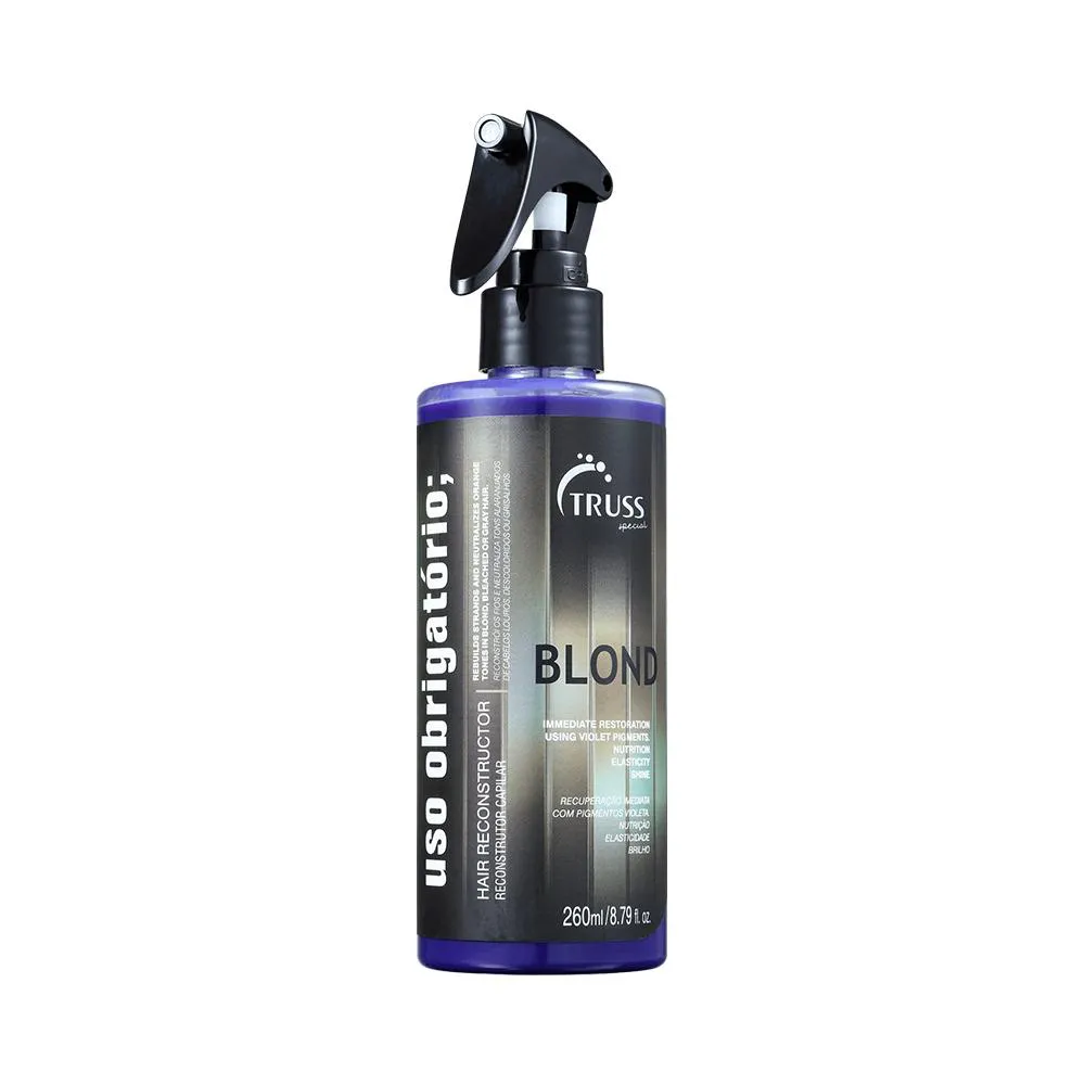 TRATAMENTO RECONSTRUTOR TRUSS USO OBRIGATóRIO BLOND - 260ML