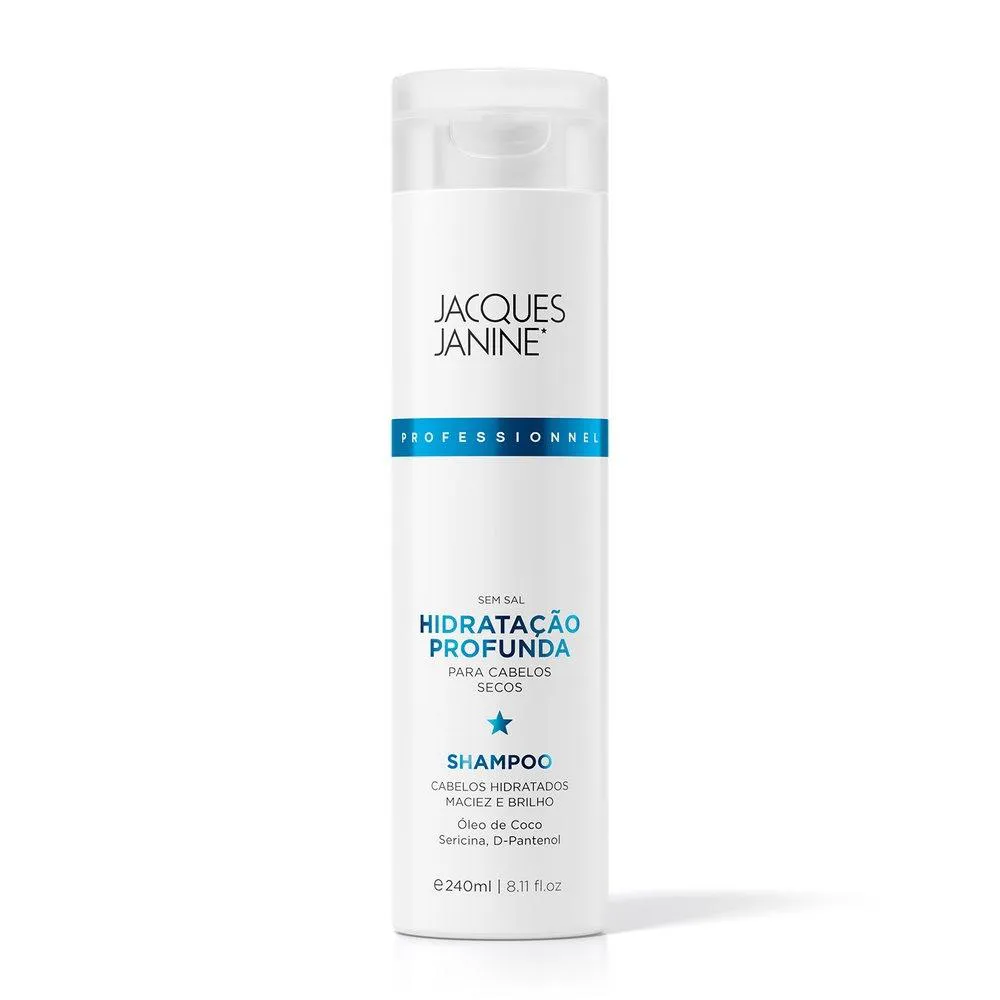 SHAMPOO JACQUES JANINE HIDRATAçãO PROFUNDA - 240ML