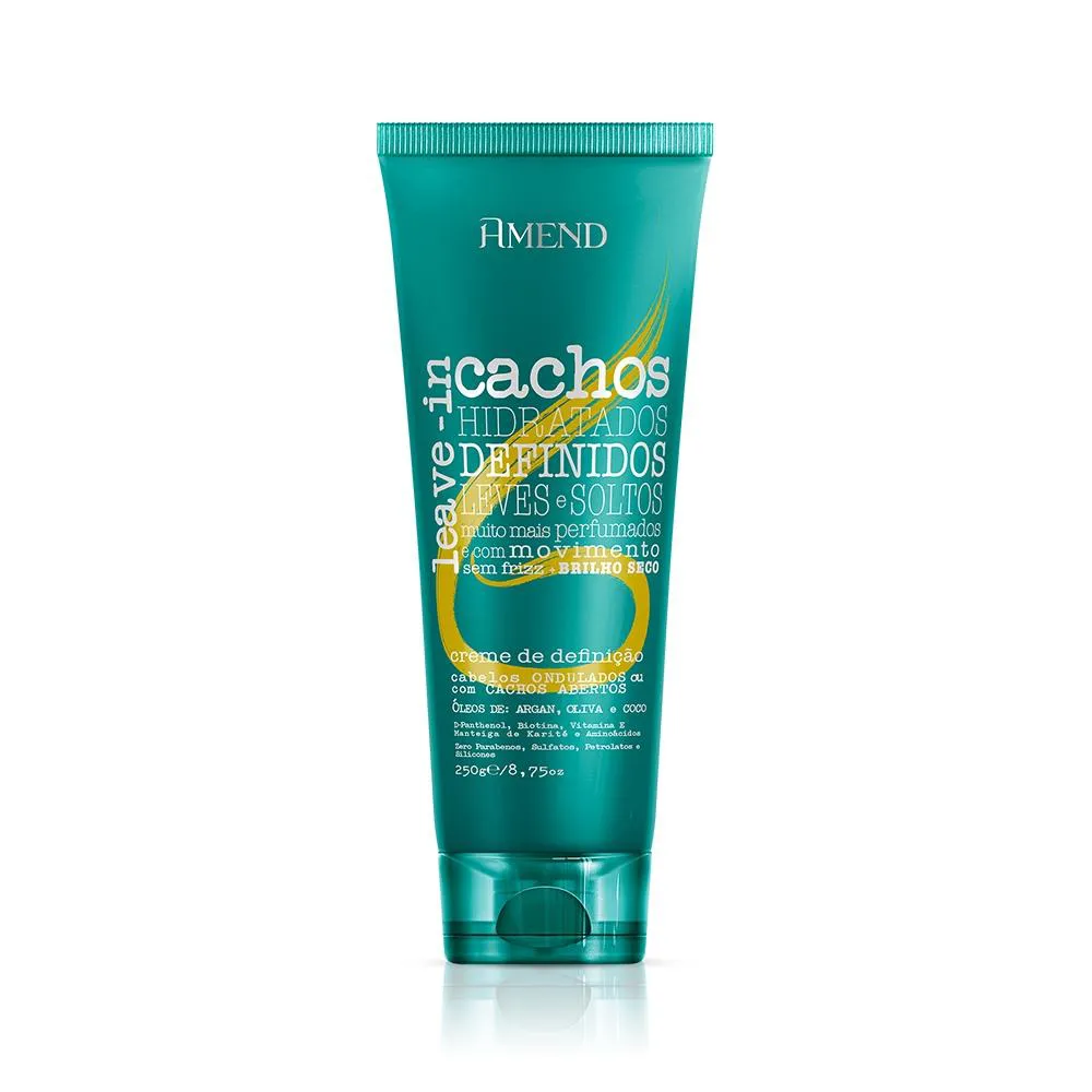 LEAVE-IN AMEND CACHOS ONDULADOS E ABERTOS - 250ML