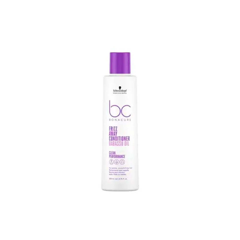 Shampoo Vegano Schwarzkopf BC Frizz Away Babassu Oil Antifrize 250ml