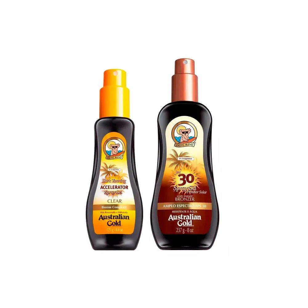 KIT AUSTRALIAN GOLD DARK TANNING FPS 30