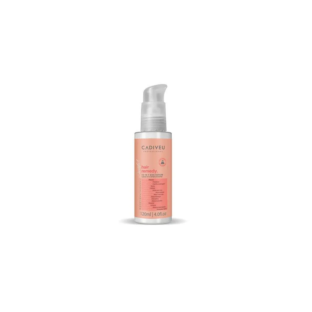 SéRUM LEAVE-IN CADIVEU PROFESSIONAL SOS HAIR REMEDY 15 IN 1 - 120ML