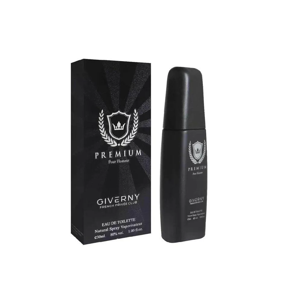 PERFUME MASCULINO EAU DE TOILETTE GIVERNY PREMIUM POUR HOMME - 30ML