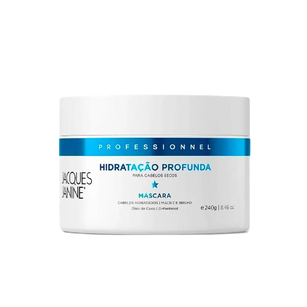 MáSCARA JACQUES JANINE HIDRATAçãO PROFUNDA - 240G