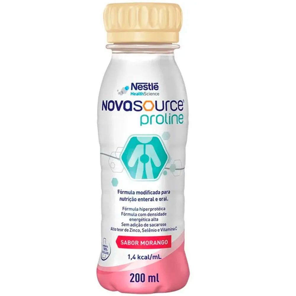 KIT 24X NOVASOURCE PROLINE - MORANGO - 200ML CADA - NESTLé