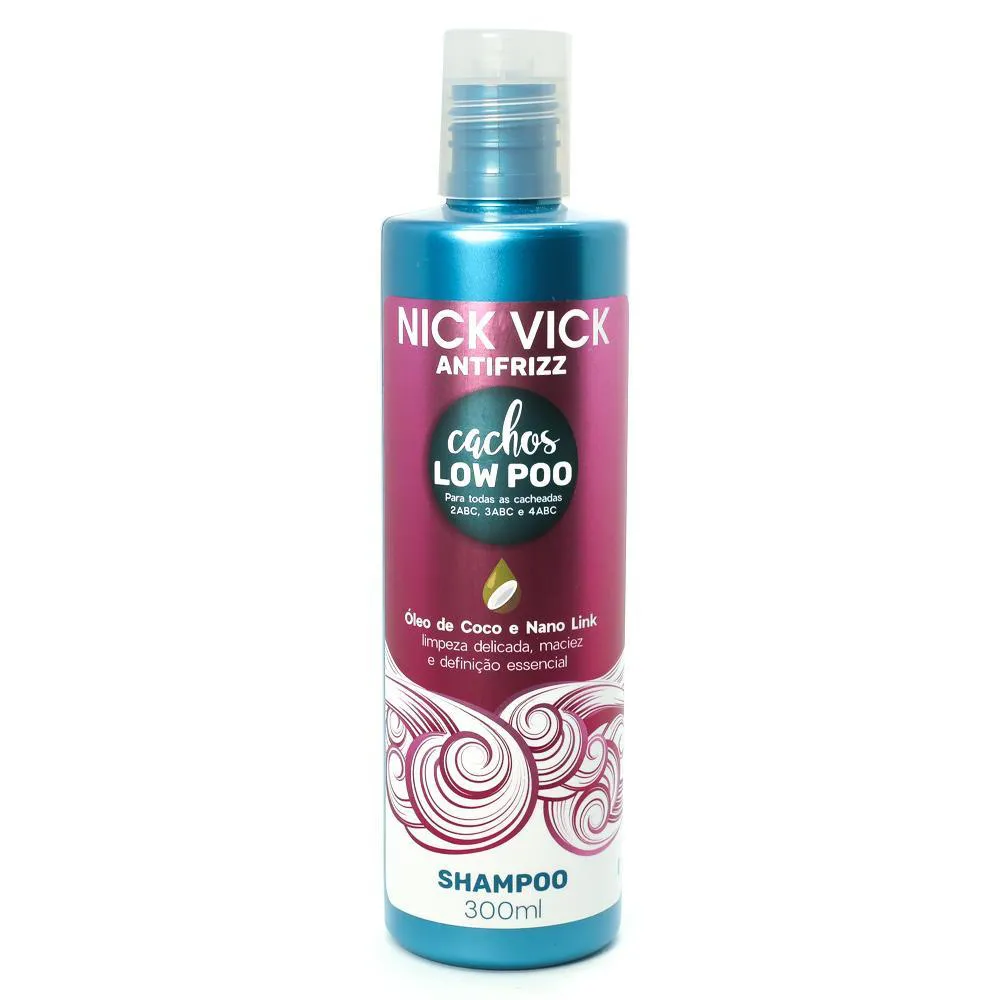 SHAMPOO CACHOS LOW POO NICK VICK ANTIFRIZZ 300ML