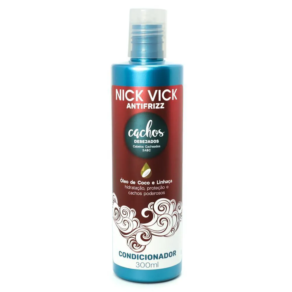 CONDICIONADOR CACHOS DESEJADOS NICK VICK ANTIFRIZZ 300ML