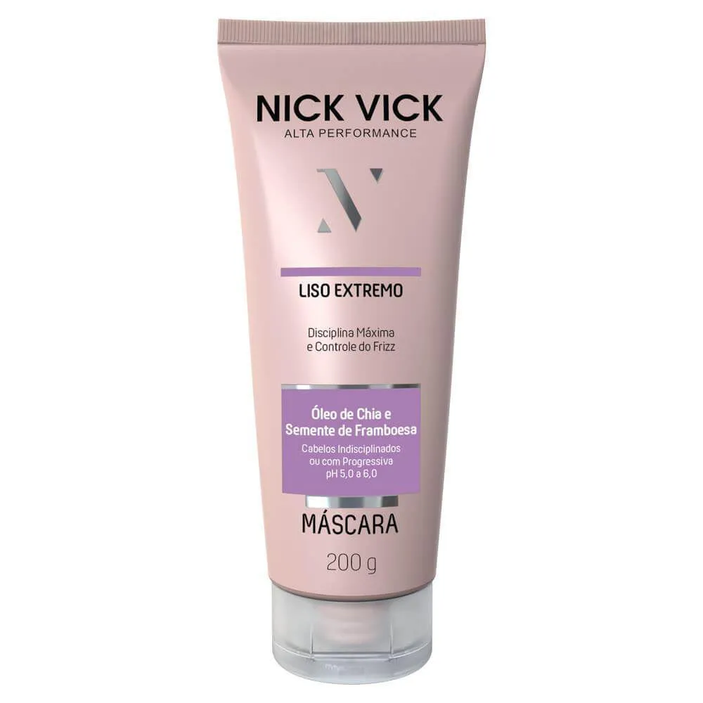 MÁSCARA LISO EXTREMO NICK VICK ALTA PERFORMANCE 200 G