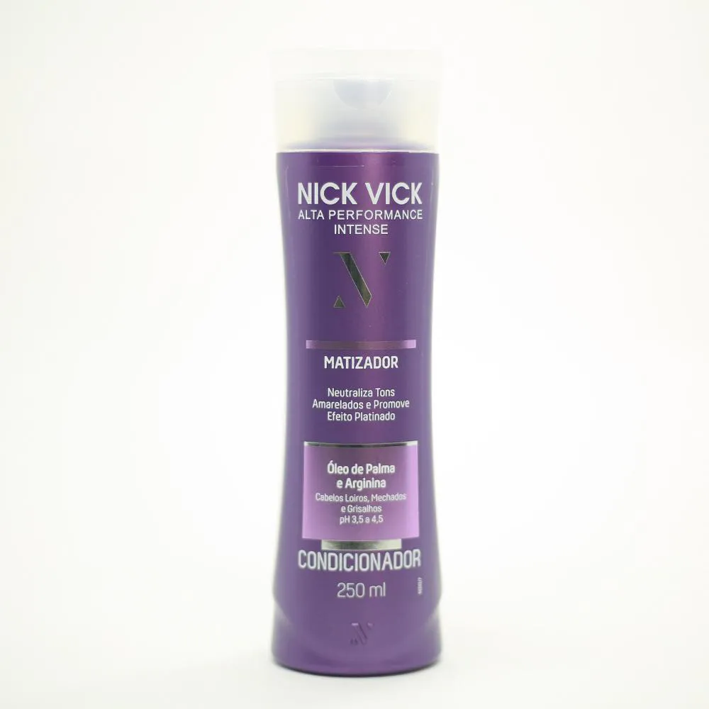 Condicionador Matizador Nick Vick Matizador Intense Cabelos Loiros 250ml