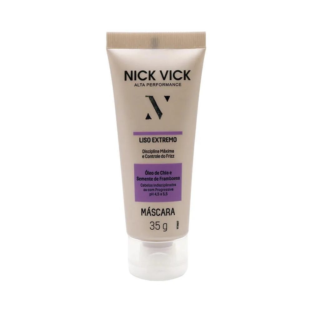 MINI MÁSCARA LISO EXTREMO NICK VICK ALTA PERFORMANCE 35G