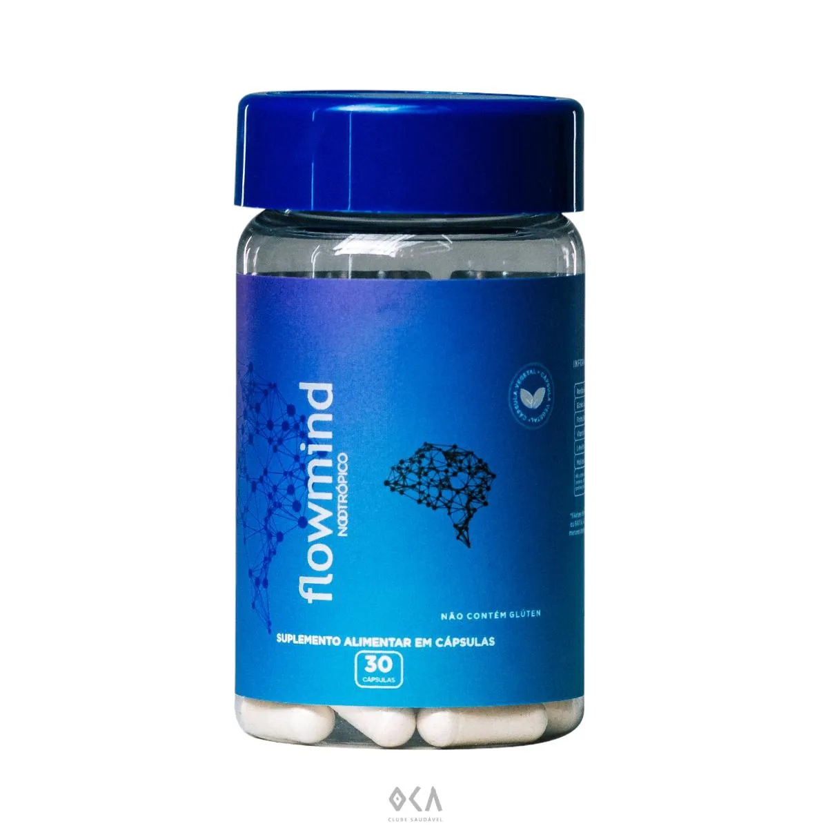 FLOWMIND SUPLEMENTO CéREBRO NOOTRóPICO 30CPS VEGAN BRAIN
