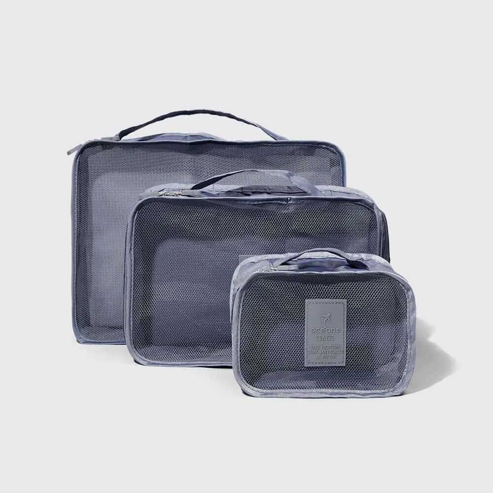 ORGANIZADOR DE VIAGEM CINZA - TRIP ORGANIZER 3UN
