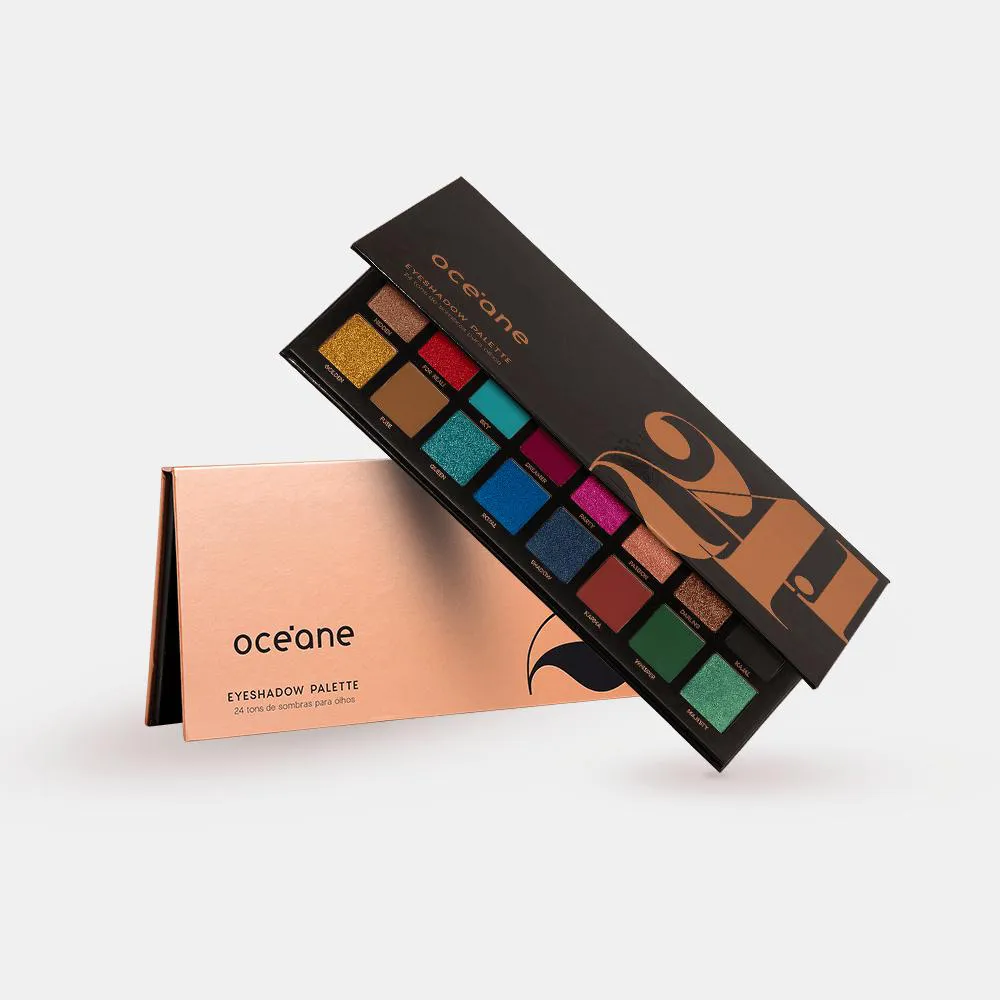 KIT PALETA DE SOMBRAS 24.1 CORES + PALETA DE SOMBRAS 24 CORES (2 PRODUTOS)