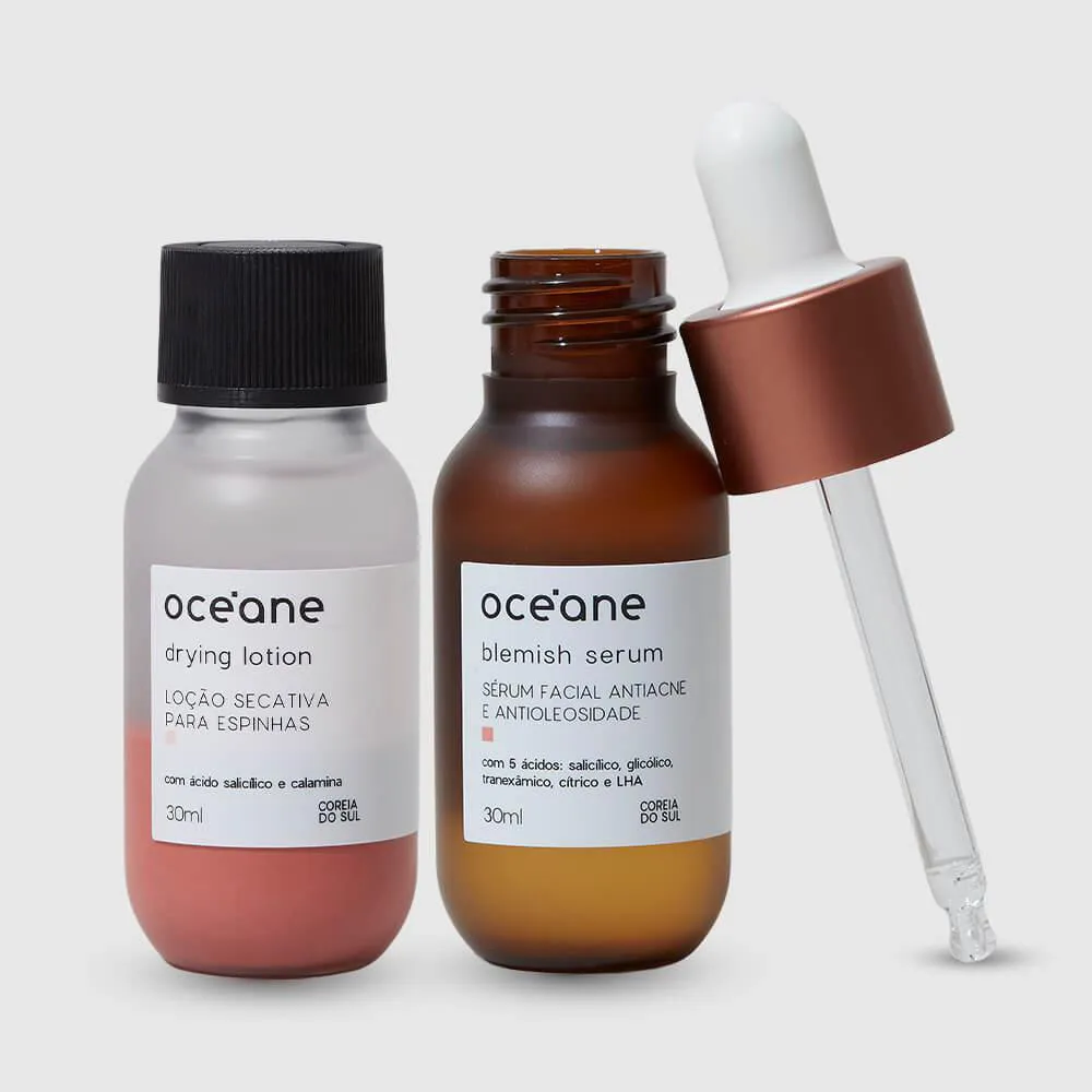 kit xô acne - sérum antiacne + loção secativa (2 produtos) 