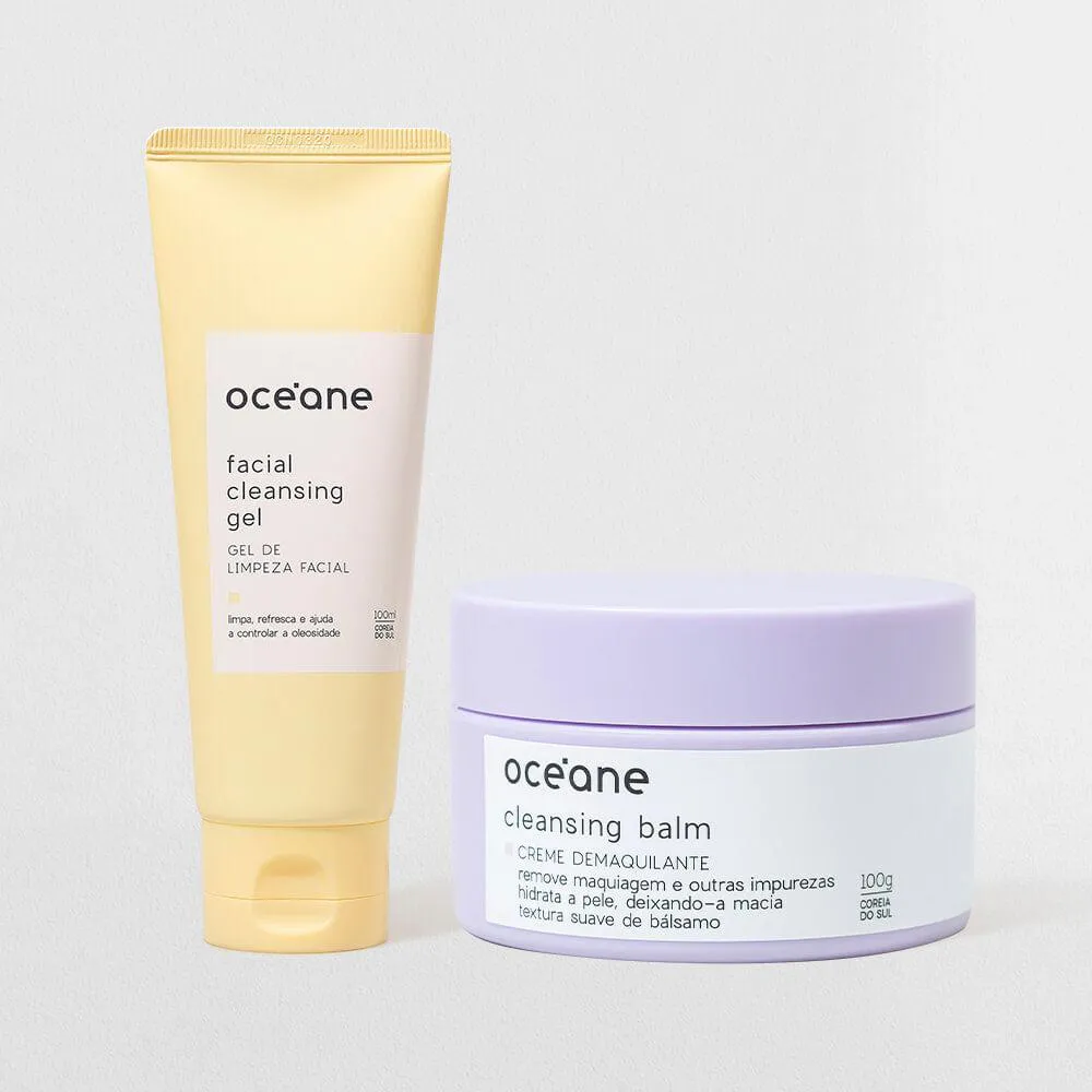Kit Limpeza Dupla - Creme demaquilante + Gel de Limpeza Facial (2 Produtos)