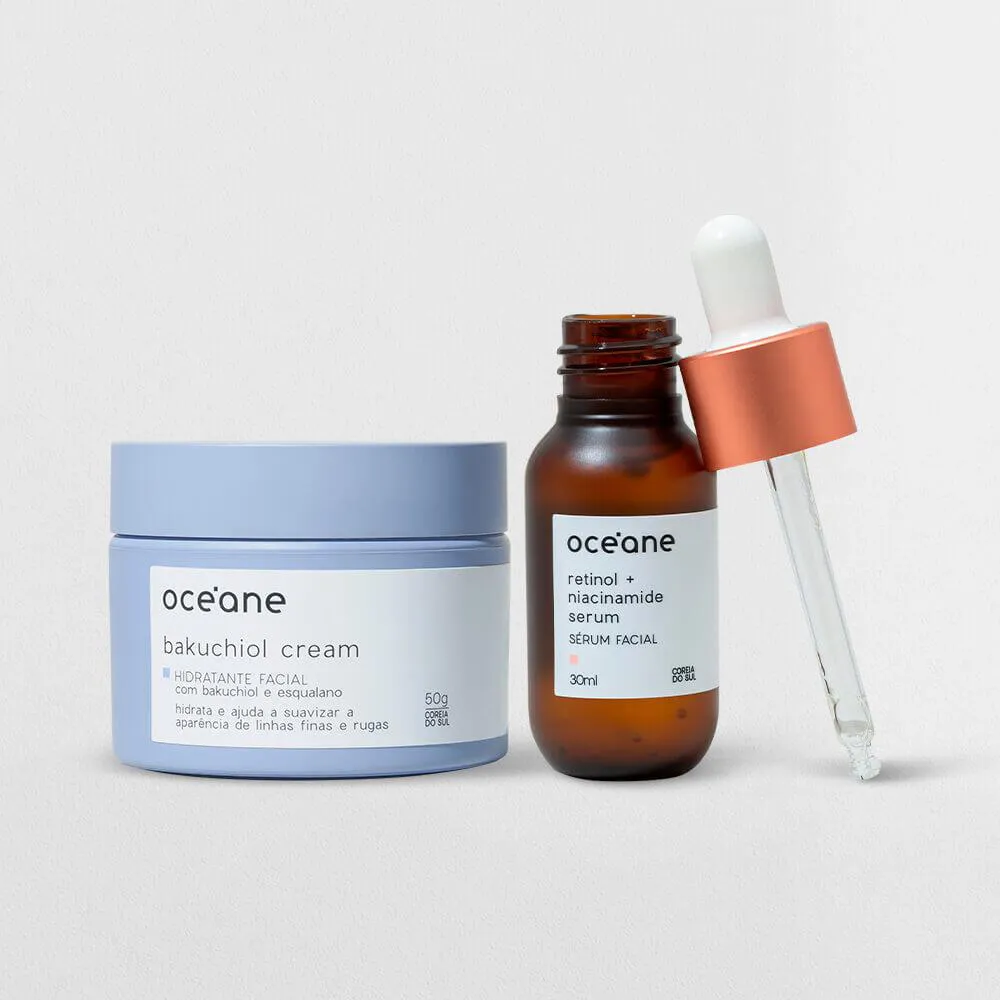 Kit Dupla Antissinais - Sérum Retinol E Niacinamida + Hidratante Facial Com Fito- Retinol (2 Produtos)