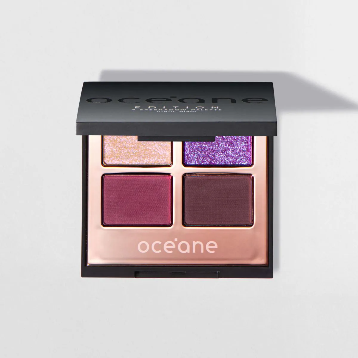 PALETA DE SOMBRAS - 4 EYESHADOW PALETTE NIGHT GLAM OCéANE EDITION 4.5G