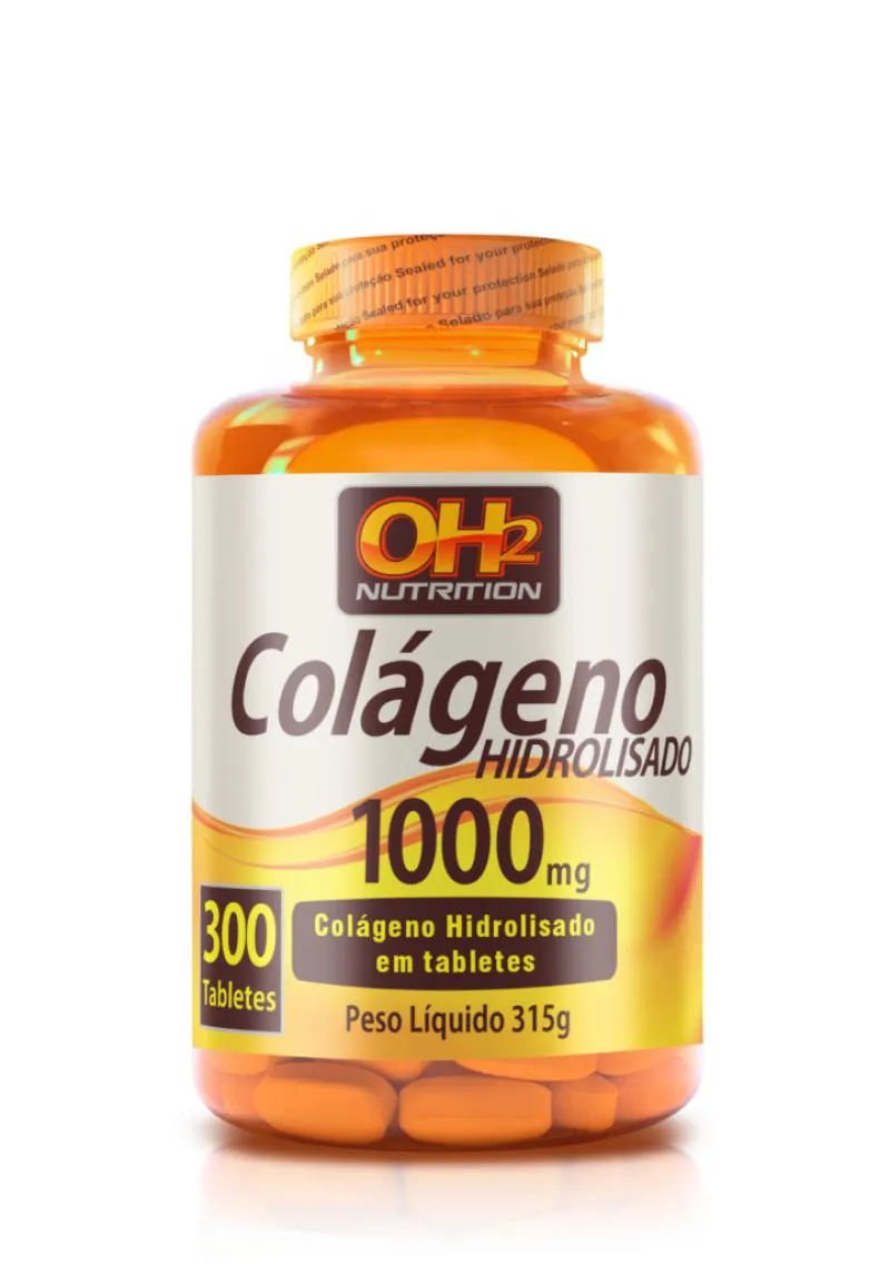 COLAGENO HIDROLISADO 1000MG COM 300 TABLETES