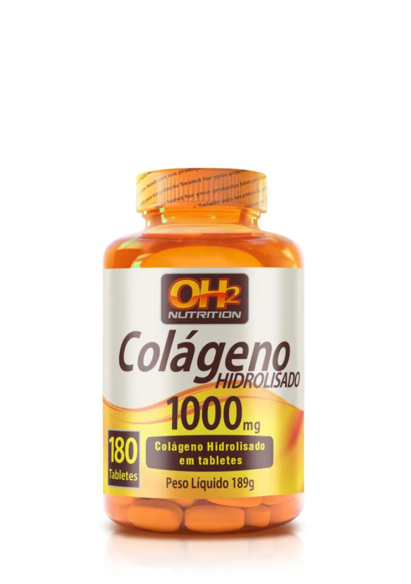 COLAGENO HIDROLISADO 1000MG COM 180 TABLETES