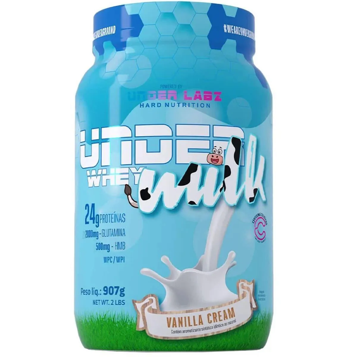 UNDER MILK WHEY - 907G VANILLA CREAM - UNDER LABZ