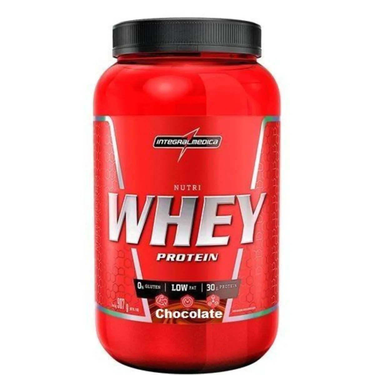 NUTRI WHEY PROTEIN - 907G CHOCOLATE - INTEGRALMéDICA
